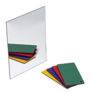 DOUBLE SIDE SILVER MIRROR ACRYLIC SHEET 2mm 4×6